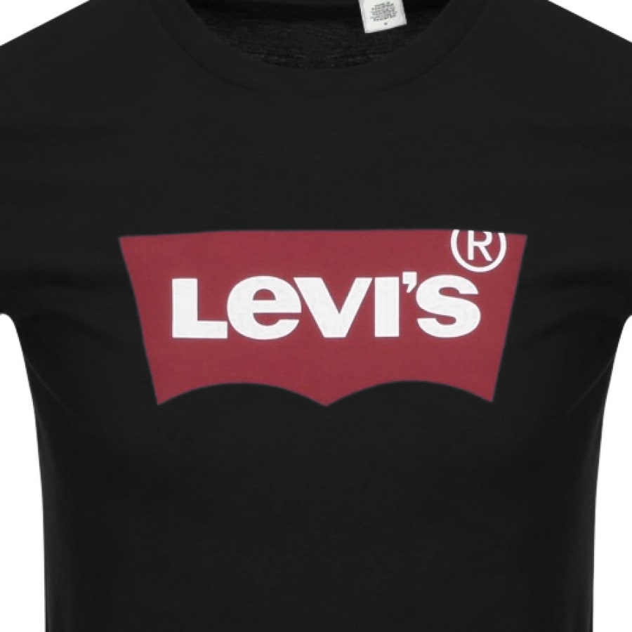 Alternative Image for ProductLevis Logo Crew Neck T Shirt Black3